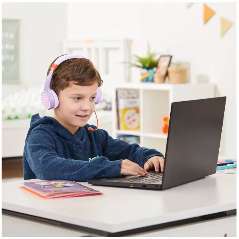 Hama Teens Guard II cuffie wireless head-band chiamate/musica USB Type-C Bluetooth arancione, viola