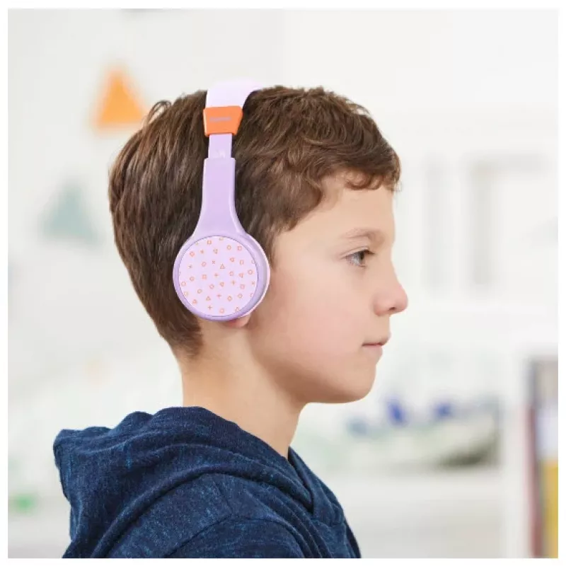 Hama Teens Guard II cuffie wireless head-band chiamate/musica USB Type-C Bluetooth arancione, viola