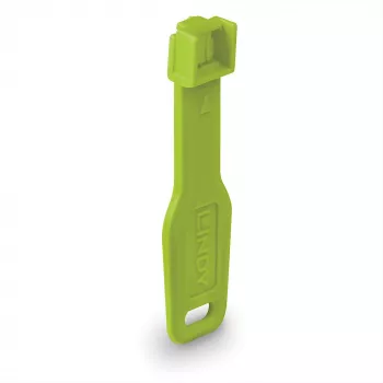Lindy bloccaggio porta RJ45 verde, 10x + 1 chiave, bloccaggio porta + chiave, RJ-45, verde, acrilonitrile-butadiene-stirene (ABS), 10 pezzi, sacchetto in polietilene