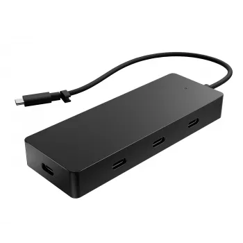 HP 4K USB-C Multiport Hub, USB Type-C, USB Type-C, 10000 Mbit/s, 3840 x 2160, nero, 65 W