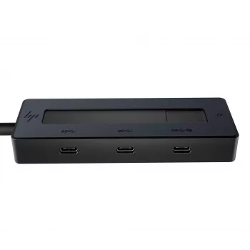 HP 4K USB-C Multiport Hub, USB Type-C, USB Type-C, 10000 Mbit/s, 3840 x 2160, nero, 65 W