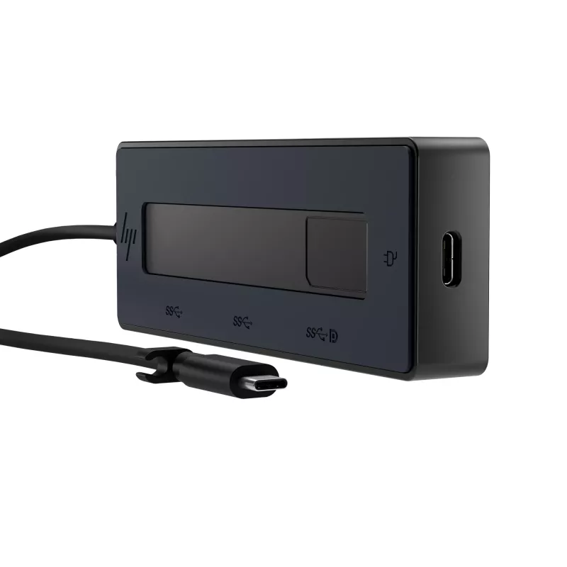 HP 4K USB-C Multiport Hub, USB Type-C, USB Type-C, 10000 Mbit/s, 3840 x 2160, nero, 65 W