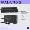 HP 4K USB-C Multiport Hub, USB Type-C, USB Type-C, 10000 Mbit/s, 3840 x 2160, nero, 65 W