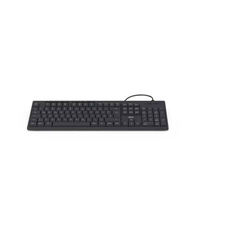 Hama CK-200 tastiera Home/Office USB QWERTZ tedesco nero