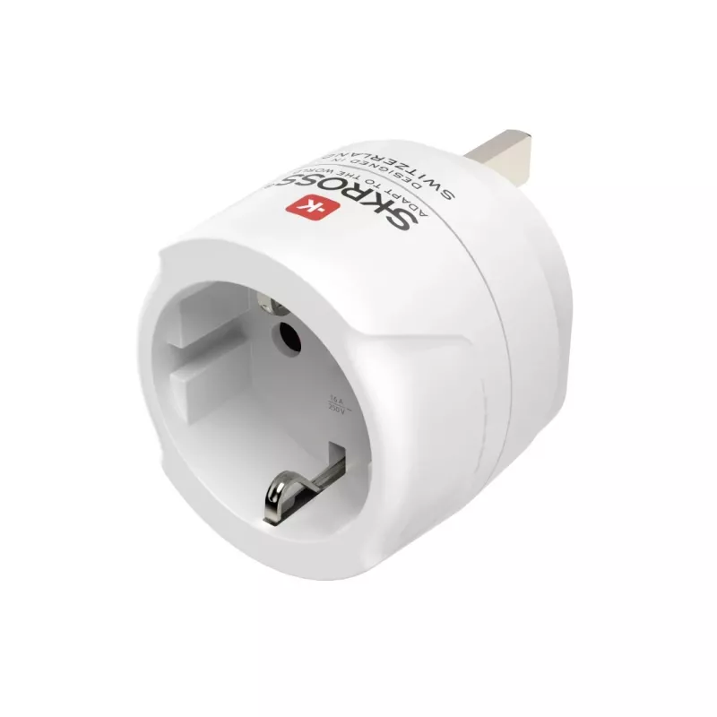 Hama 00223483 adattatore da viaggio Type-G (UK) Type-F bianco