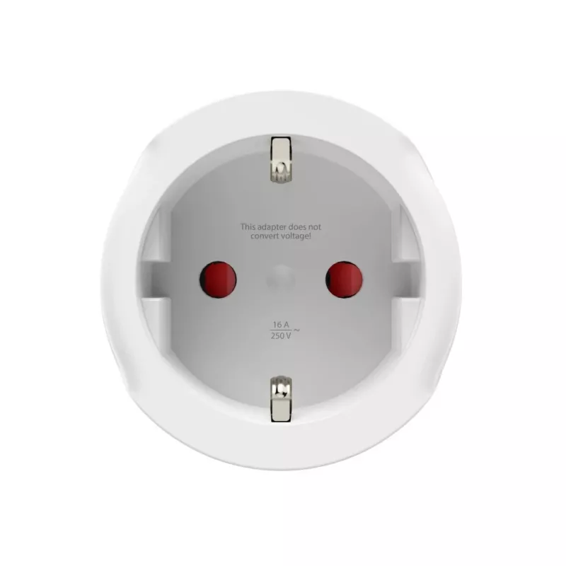 Hama 00223483 adattatore da viaggio Type-G (UK) Type-F bianco