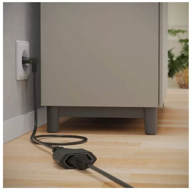 Hama 00223266 prolunga elettrica 3 m 1 presa AC per interni nero