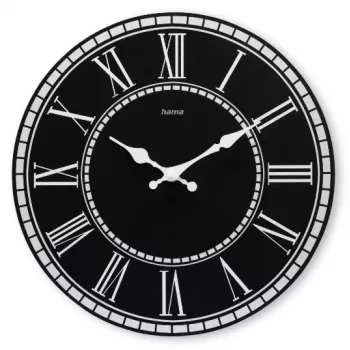 Hama Rab orologio al quarzo rotondo nero