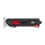 Coltello universale WEDO 78 822 nero rosso lama a scatto 50 mm 175 mm