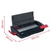 Rilegatrice manuale a pettine GBC CombBind® CB12, 165 fogli, nero, rosso
