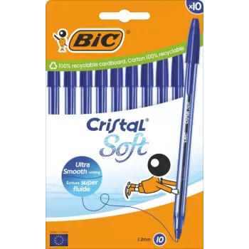 Penna a sfera stick BIC 516357 blu trasparente 10 pz.