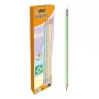 BIC Evolution Pastel matite HB con gomma, 10 pz., Pink/Purple/Green/Yellow