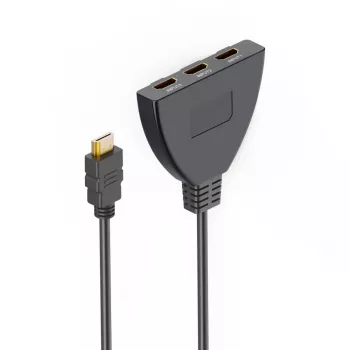 Hama 4K switch HDMI 3x1, 3x HDMI femmina a 1x HDMI maschio (00205101)