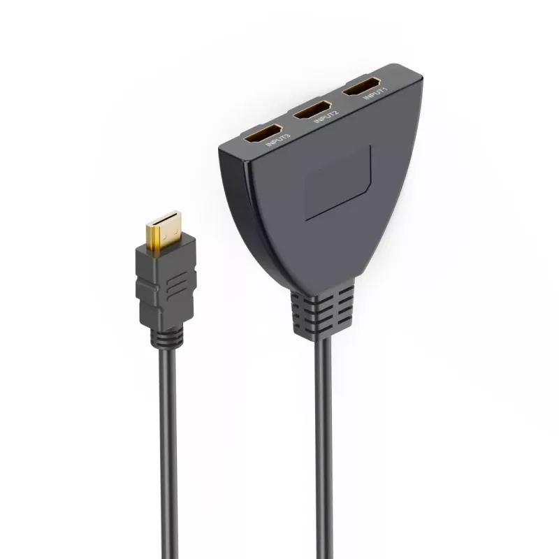 Hama 4K switch HDMI 3x1, 3x HDMI femmina a 1x HDMI maschio (00205101)