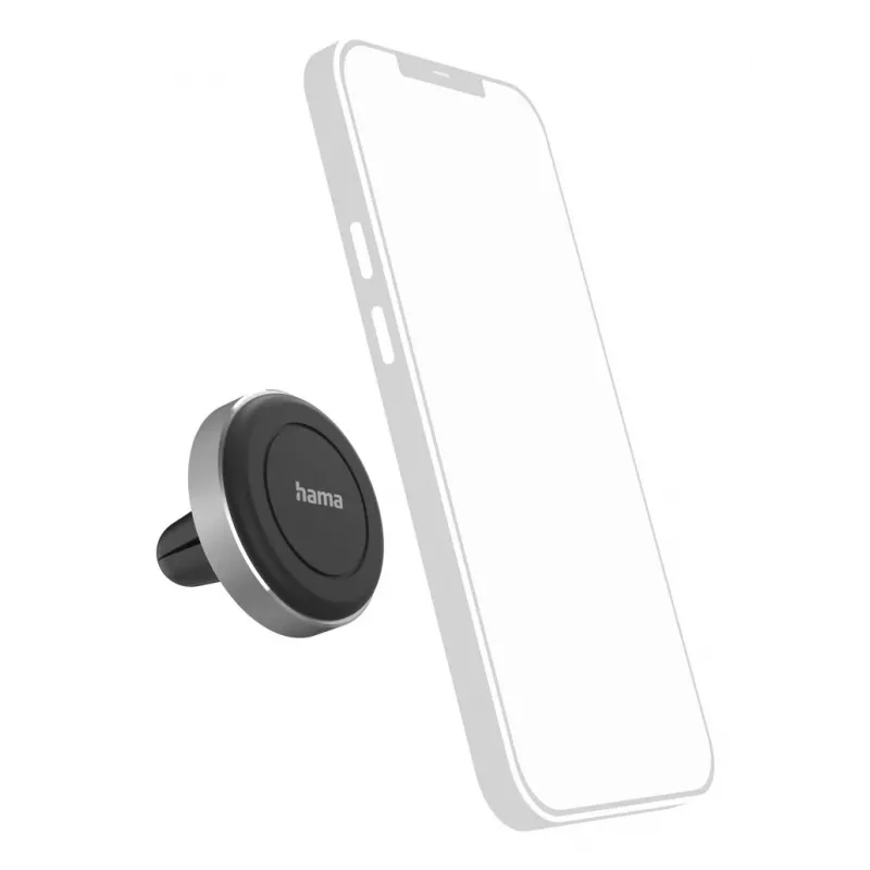 Hama supporto magnetico passivo per cellulare/smartphone nero, argento