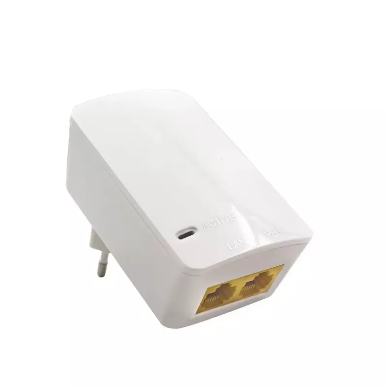 Iniettore PoE MicroConnect MC-POEINJ-EU — iniettore Power over Ethernet a porta singola