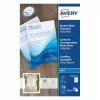 Avery Quick&Clean C2318-25i cartoncini, 82,6 x 127 mm, 260 g/m², bianco, 100 cartoncini (25 fogli x 4)
