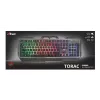 Tastiera da gaming Trust GXT 856 Torac USB QWERTZ tedesco nero RGB LED