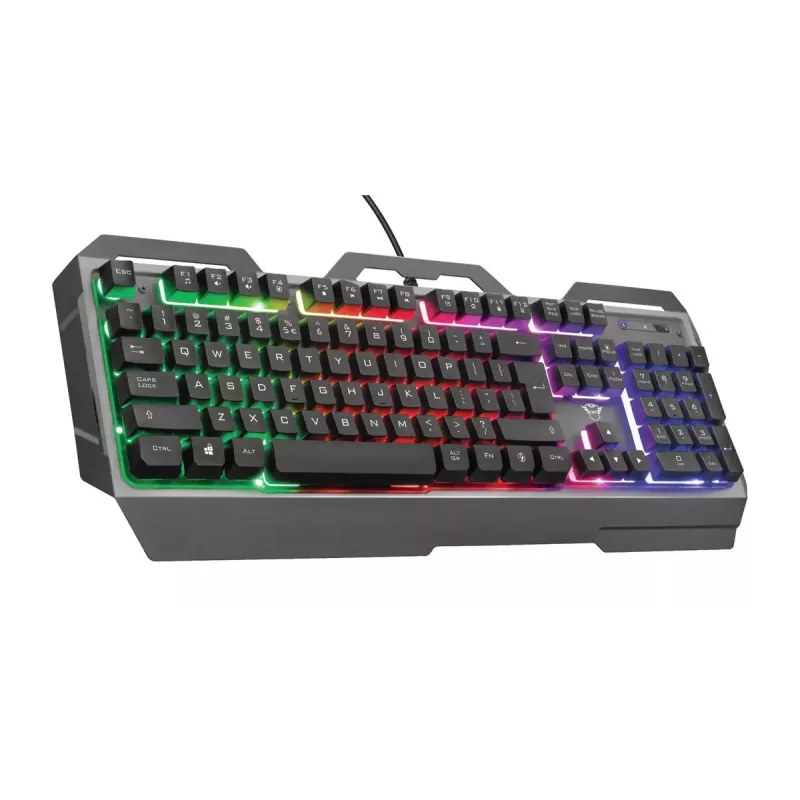 Tastiera da gaming Trust GXT 856 Torac USB QWERTZ tedesco nero RGB LED
