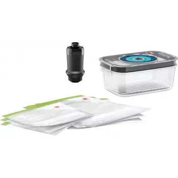 Bosch MSZV6FS1 contenitore rettangolare per conservazione alimenti set 1 L nero, verde, grigio, trasparente
