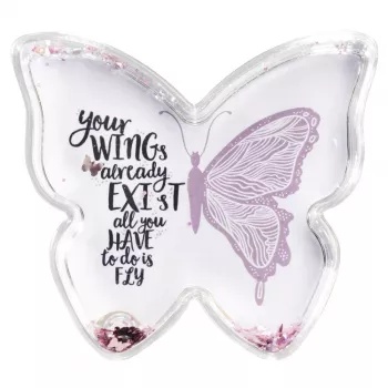 Cornice singola Hama Butterfly rosa, trasparente