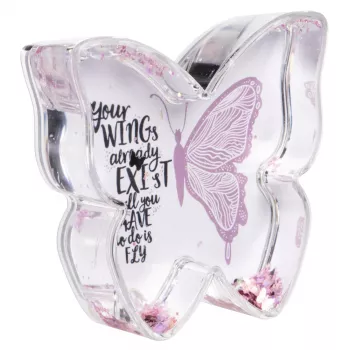 Cornice singola Hama Butterfly rosa, trasparente