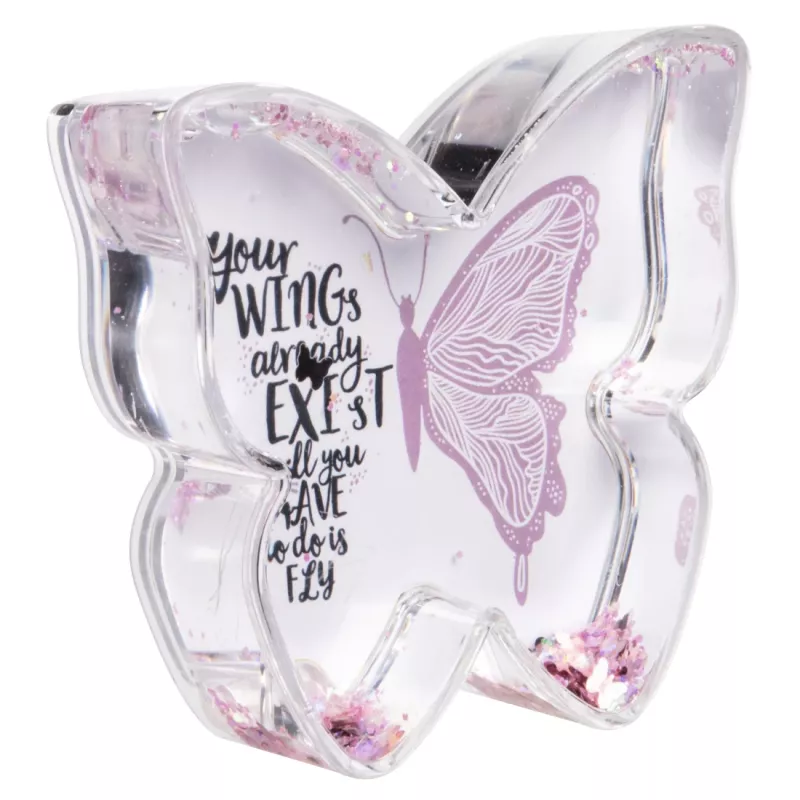 Cornice singola Hama Butterfly rosa, trasparente