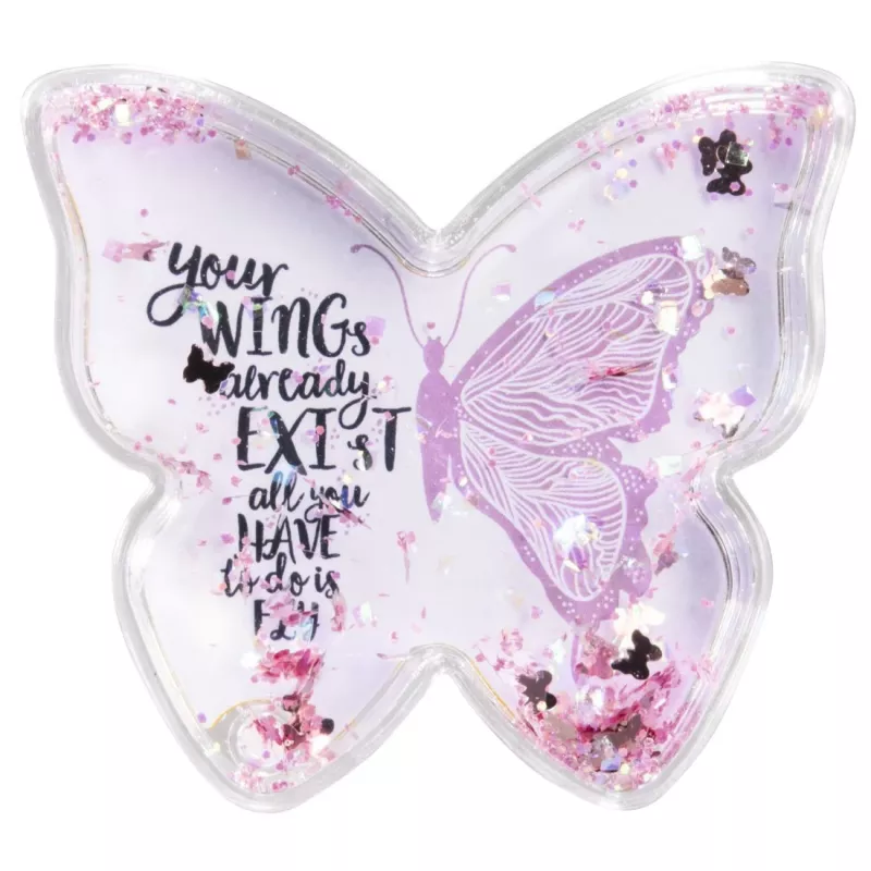 Cornice singola Hama Butterfly rosa, trasparente