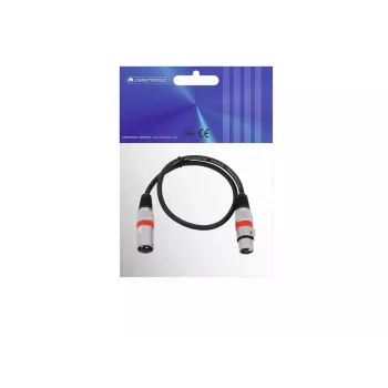 Cavo audio Omnitronic 30220401 0,5 m XLR a 3 poli nero