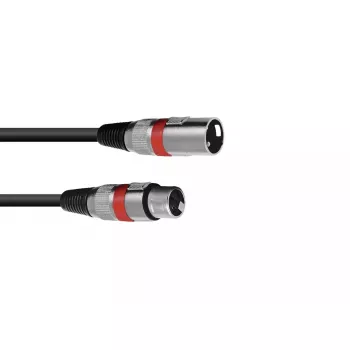 Cavo audio Omnitronic 30220401 0,5 m XLR a 3 poli nero