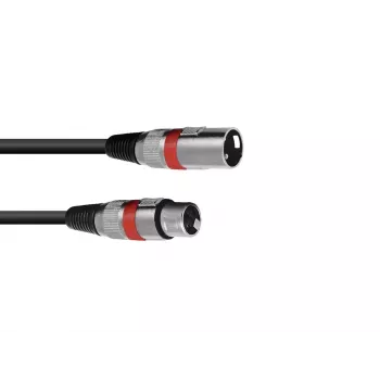 Cavo audio Omnitronic 30220406 1 m XLR 3 poli nero