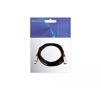 Cavo audio XLR 3 poli Omnitronic 3022050R 5 m nero