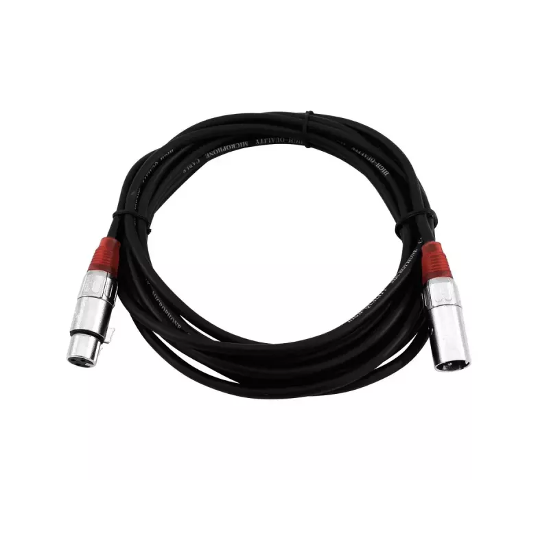 Cavo audio XLR 3 poli Omnitronic 3022050R 5 m nero