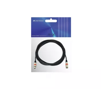 Cavo audio XLR 3 poli Omnitronic 3022052R 7,5 m nero