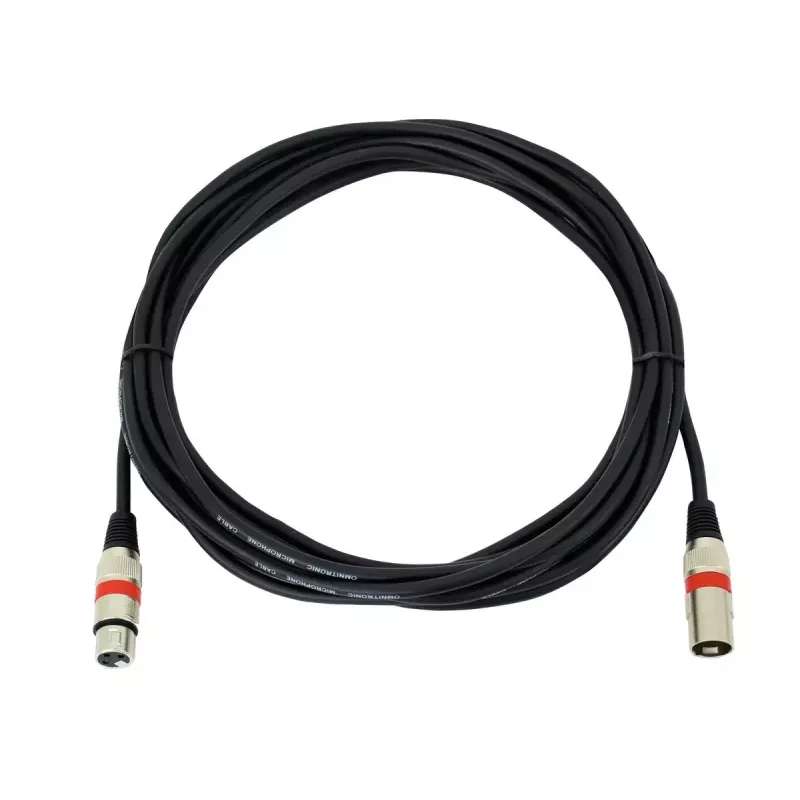 Cavo audio XLR 3 poli Omnitronic 3022052R 7,5 m nero