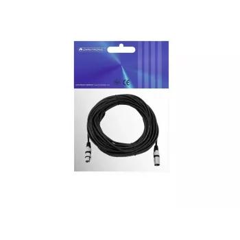 Cavo audio Omnitronic 3022058N 20 m XLR (3 poli) nero