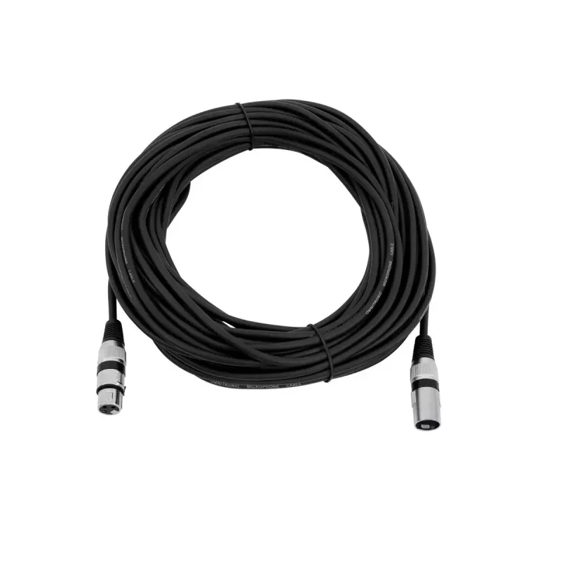 Cavo audio Omnitronic 3022058N 20 m XLR (3 poli) nero