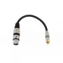 Cavo audio XLR (3 poli) RCA Omnitronic 3022075J 0,15 m nero