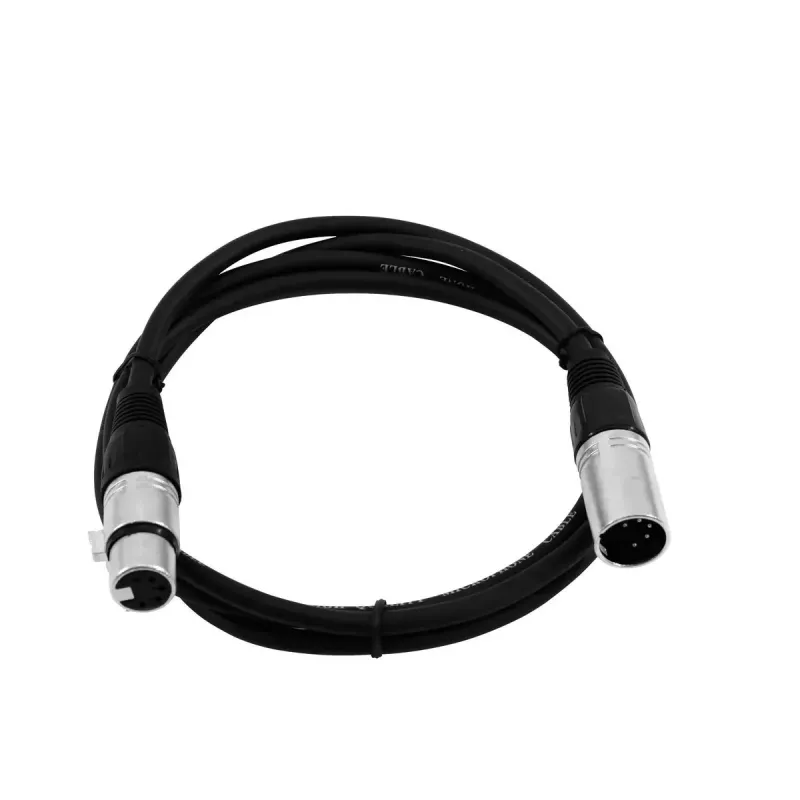 Cavo audio Omnitronic 30220761 0,5 m XLR 5 poli nero