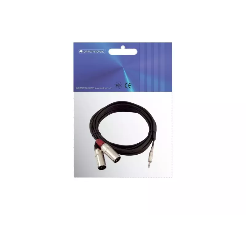 Cavo audio 3 m Omnitronic 30225157