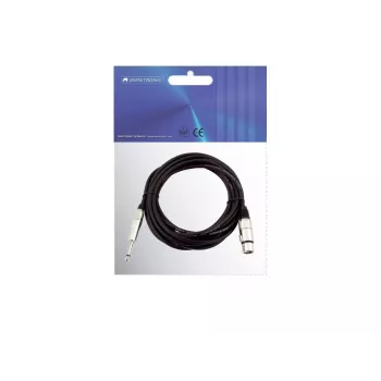 Cavo audio 2 m Omnitronic 3022516M XLR 3 poli 6,35 mm nero