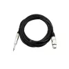 Cavo audio 2 m Omnitronic 3022516M XLR 3 poli 6,35 mm nero