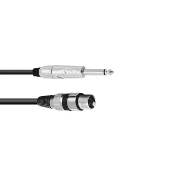 Cavo audio 2 m Omnitronic 3022516M XLR 3 poli 6,35 mm nero