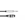 Cavo audio 2 m Omnitronic 3022516M XLR 3 poli 6,35 mm nero