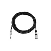 Cavo audio XLR 3 poli 6,35 mm Omnitronic 3022519C 5 m nero