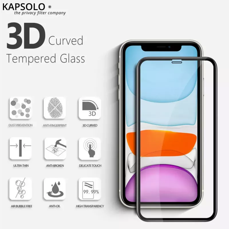 Vetro temperato KAPSOLO iPhone X