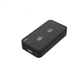 Hub USB HAMA 00200123 — hub USB 2.0 a 7 porte, 480 Mbit/s, nero, cavo 1,1 m