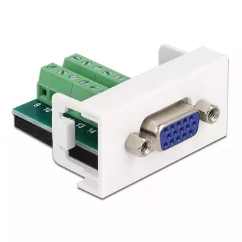Connettore femmina VGA su morsettiera modulo DeLOCK Easy 45 81346