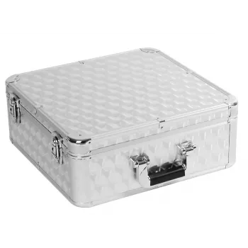 Valigetta Roadinger 30122053 compensato argento per dischi in vinile