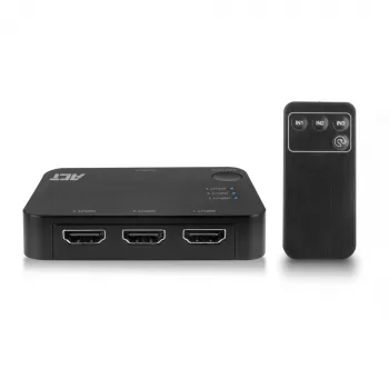 ACT switch HDMI 4K 3x1 nero 60Hz 1920x1080 3840x2160